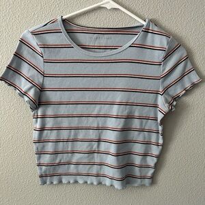 Striped American Eagle Tee